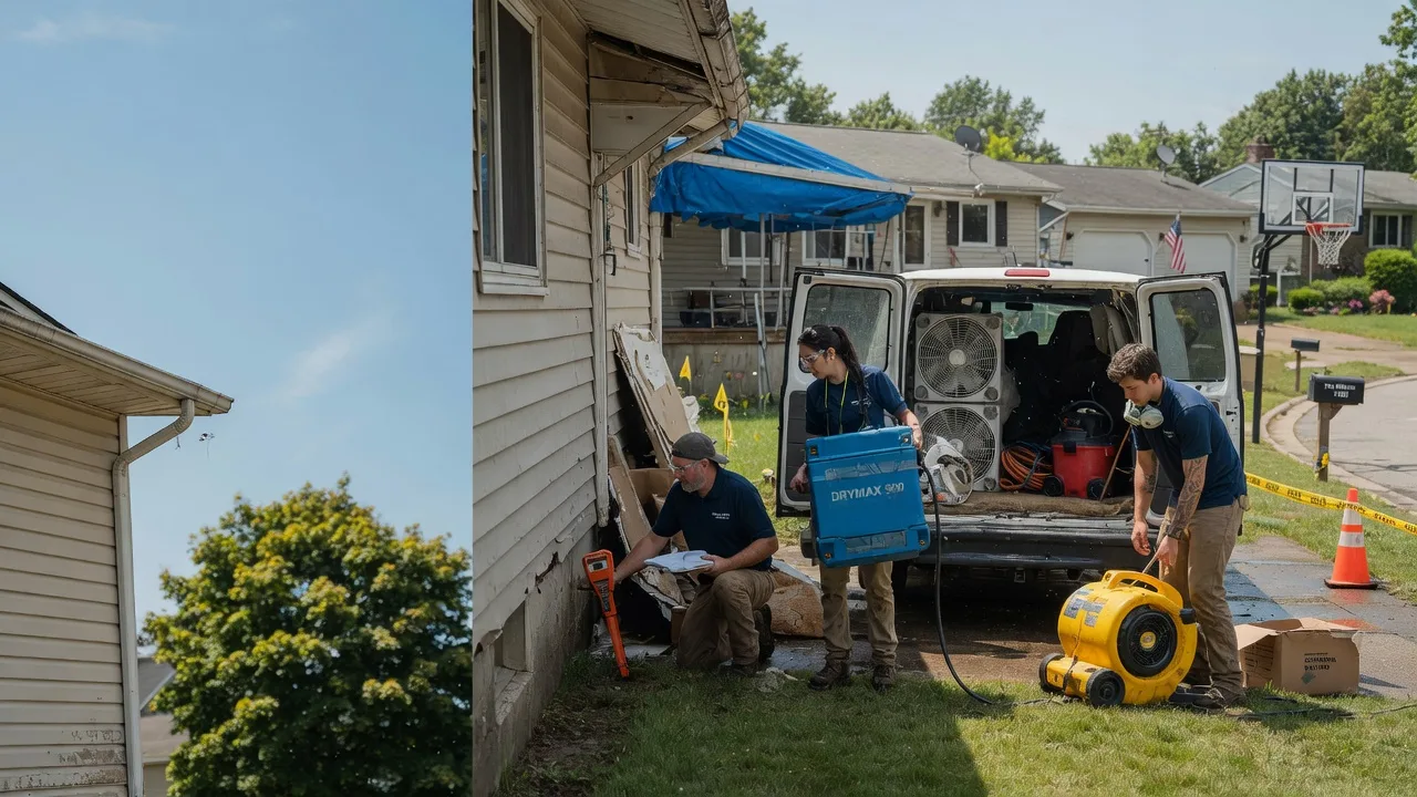Ceiling Leak Cleanup in Saint Paul, IN near me