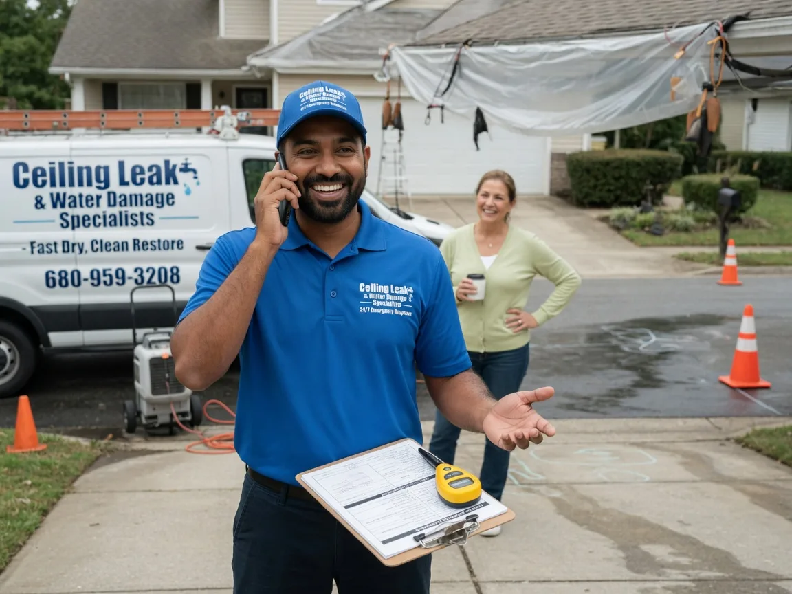Ceiling Leak Cleanup Saint Paul, IN FAQs